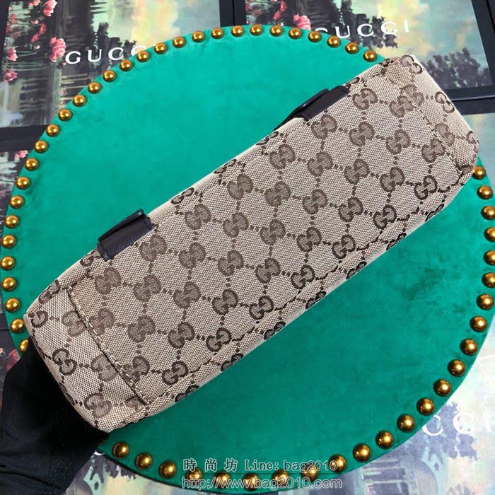 GUCCI 古馳男包 新款 374429 pvc配皮 雙G帆布 Gucci單肩斜挎包